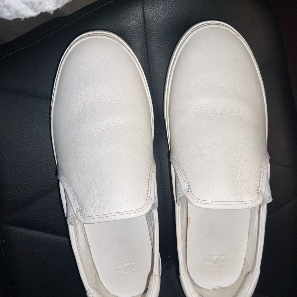 UGG Women's White Slip-On Sneakers